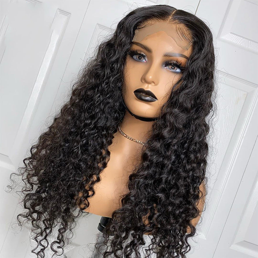 Human Hair With Small Curly Hair And Long Hair
