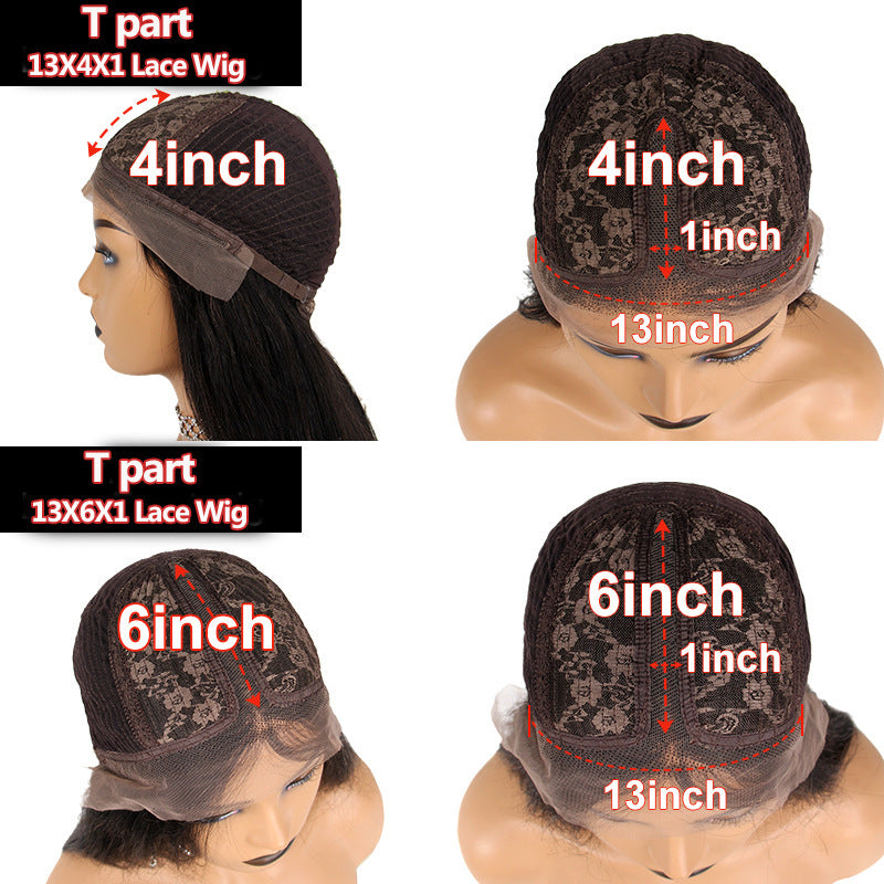 Human Hair With Small Curly Hair And Long Hair