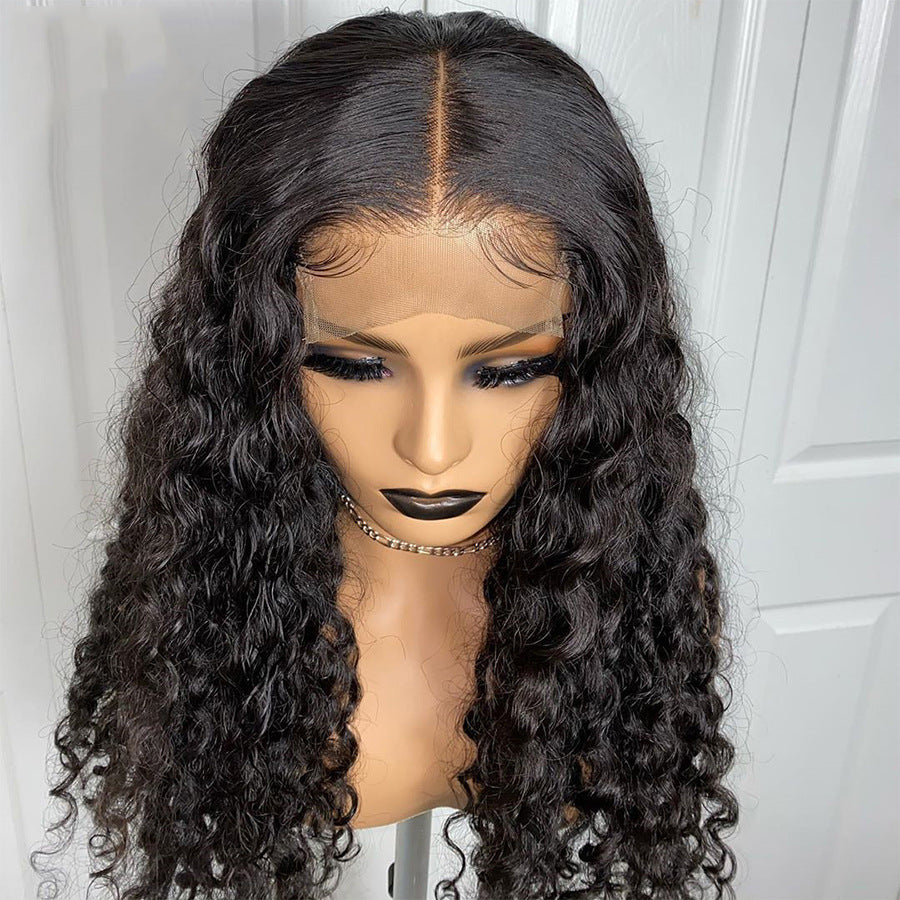 Human Hair With Small Curly Hair And Long Hair