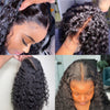Human Hair With Small Curly Hair And Long Hair